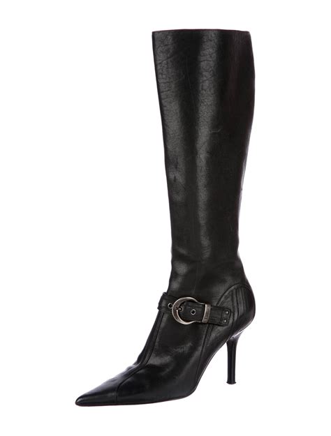 dior womens booties|dior knee high boots.